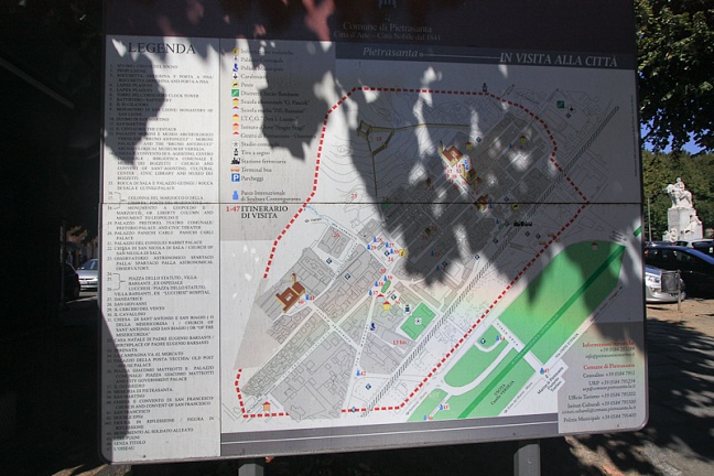 План города Pietrasanta