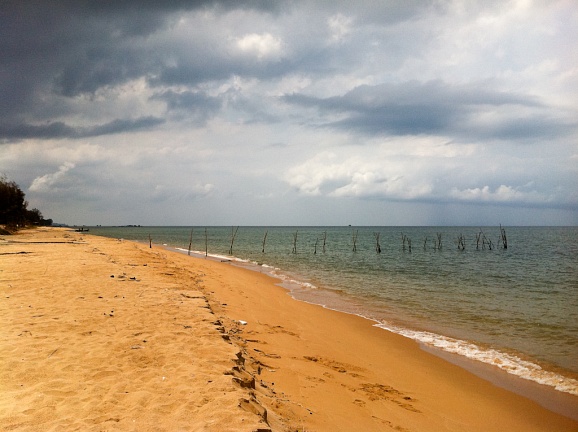 Фотография пляжа в HDR на айфоне