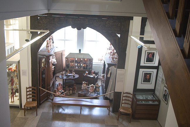 Вид музея с лестницы